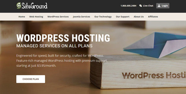 SiteGround web hosting